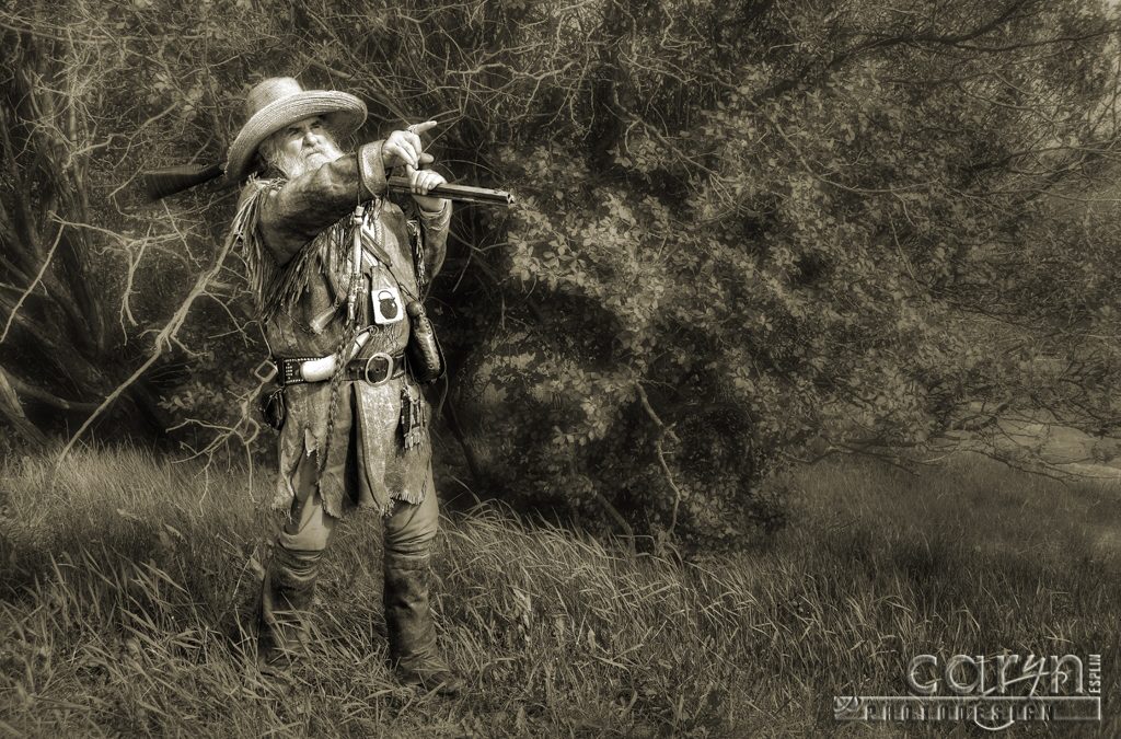 Mountain Man Rendezvous Portraits at Fort Henry, Idaho