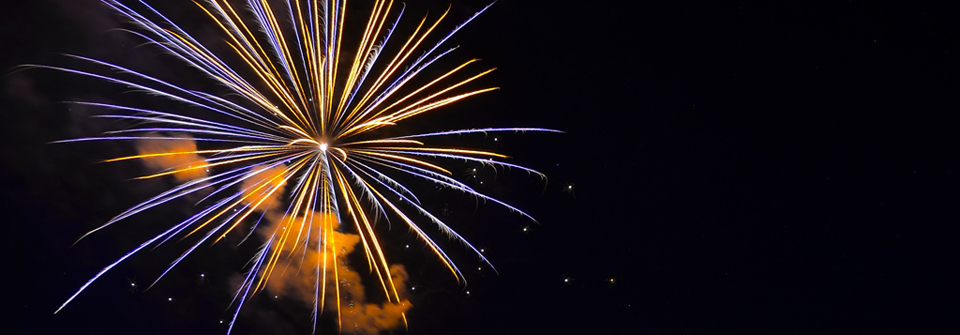 Fireworks in Island Park!