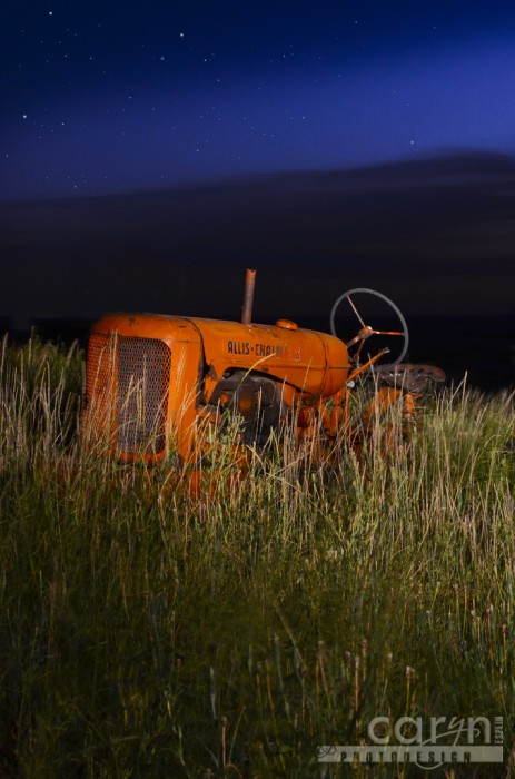 Caryn Esplin - Allis Chalmers Tractor - Light Painting