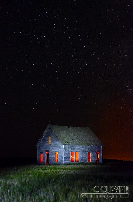 Caryn Esplin - Fire Inside - Old House & Stars