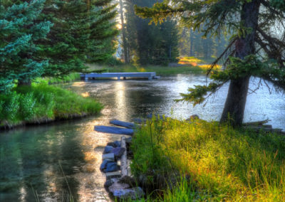 Island Park, Idaho, in the morning light