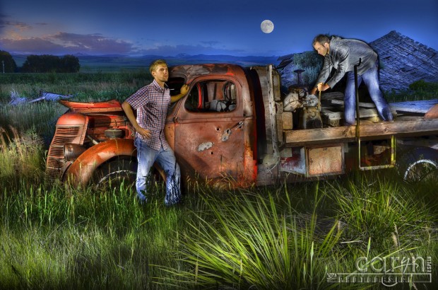 Caryn Esplin - Light Painting - Grandpas Ghost Truck