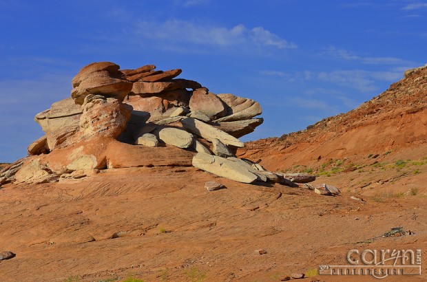 Caryn Esplin - Raptor Rock Stack in Hansen Canyon