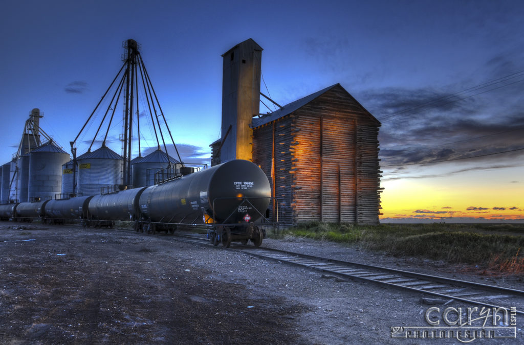 Rexburg Graineries – Combination of Bracketing, Light Painting, HDR and Camera Raw