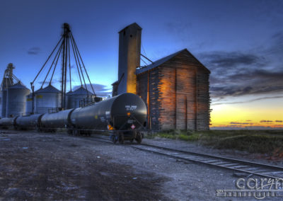 Rexburg Graineries – Combination of Bracketing, Light Painting, HDR and Camera Raw