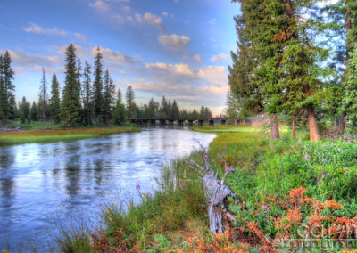 Sunrise on the Buffalo River in Island Park, Idaho