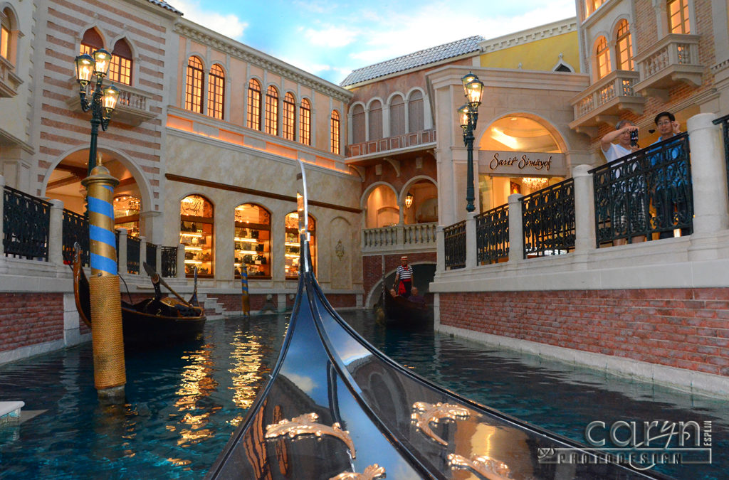 Gondola Ride at the Venetian