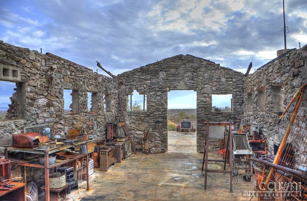 Caryn Esplin - Erdman Roofless Cabin - Gold Eye Mine - Quartzsite, Arizona