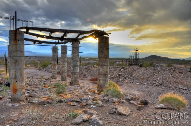 Caryn Esplin - Gold Eye Gold Mine Sunrise - Quartzsite, Arizona