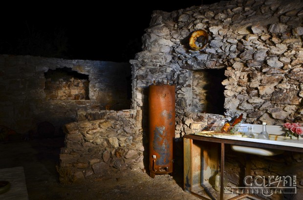 Caryn Esplin Goldminers Cabin - Light Painting - Gold Eye Mine - Quartzsite, Arizona