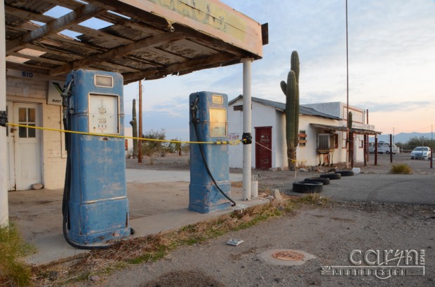 Caryn Esplin - Original - Old Gas Pumps - Before 