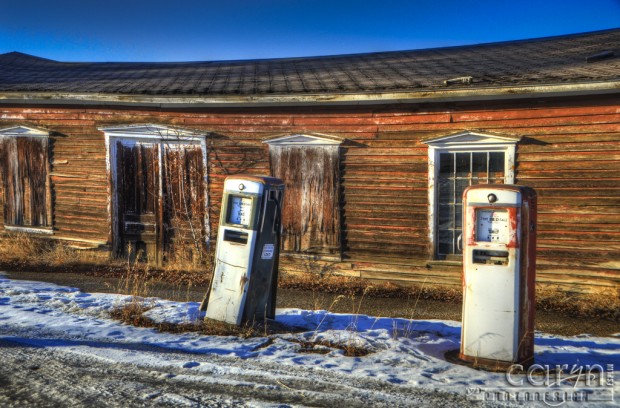 Caryn Esplin - Old Gas Pumps - Virginia City, Montana