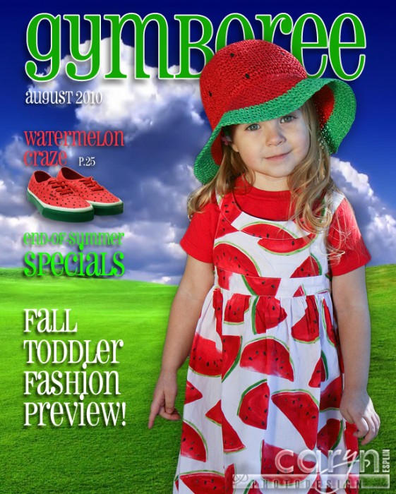 Caryn Esplin - Lillian - Gymboree Magazine Cover