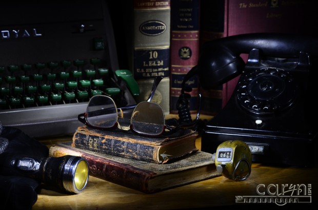 Caryn Esplin - Old 1940s Desktop - Light Painting