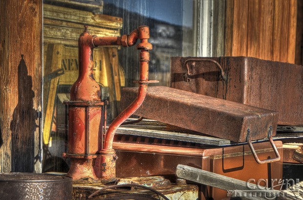 Old Red Pump - Caryn Esplin - Nevada City, Montana