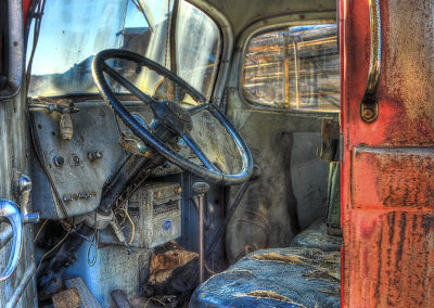 The “White” brand – Red Truck in Nevada City, Montana