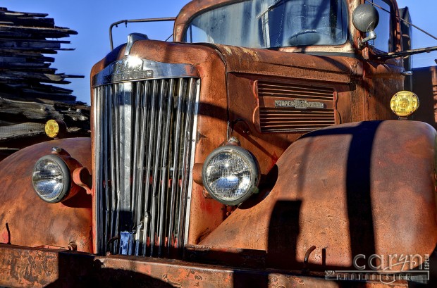 Caryn Esplin - Red Truck - White Brand - Nevada City, Montana