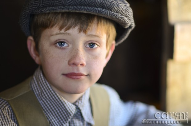 Caryn Esplin - Troy Boy posing in Virigina City - Ghost Town