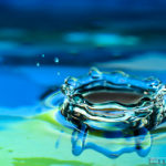 Blue Bowl Crown - Water Drop Photography - Caryn Esplin