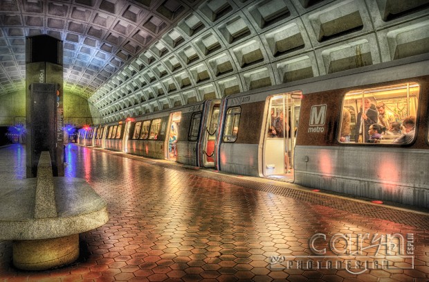 Washington DC Metro - Foggy Bottom Stop - Rush Hour - Caryn Esplin