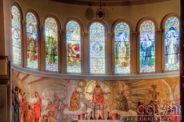 Stained Glass - National Franciscan Monastery of the Holy Land - Caryn Esplin