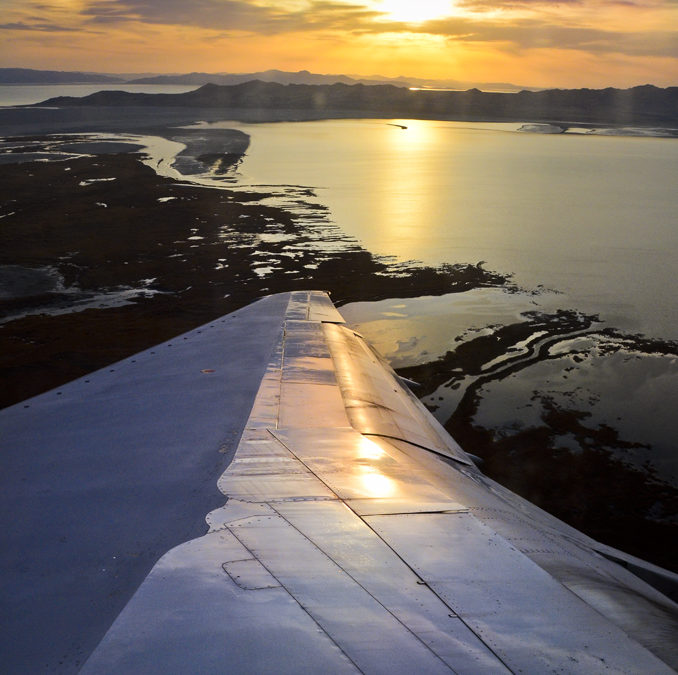 Magic Hour & Wing View – Flight to/from DC