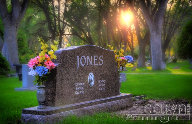 Caryn Esplin - Jones Headstone Back