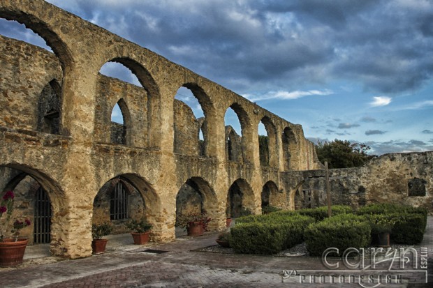 HDR - San Juan Mission Arches - Caryn Esplin