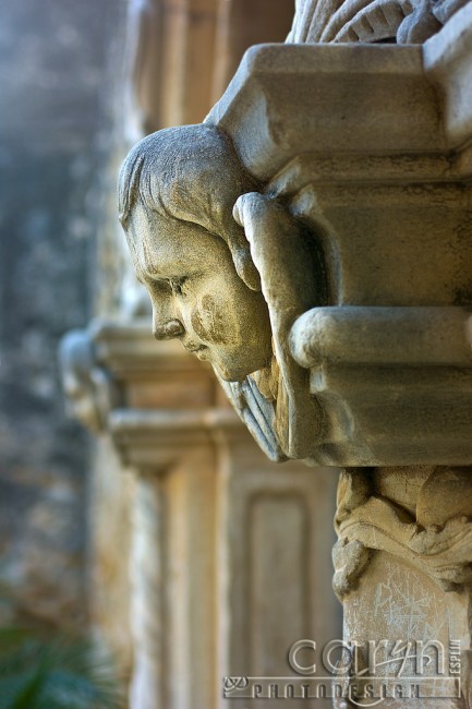 San Juan Mission - Wall Head Carving- San Antonio, Texas - Caryn Esplin