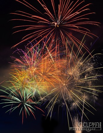 Caryn Esplin - Fireworks - Multiple Burst -  Island Park, ID - 7-2-12