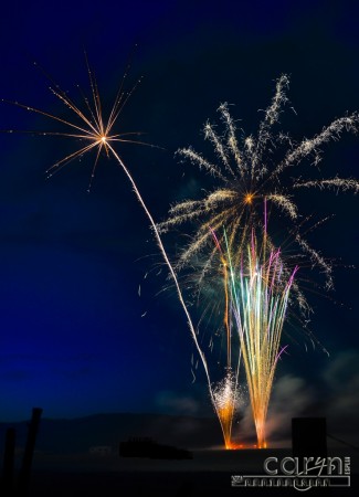 Caryn Esplin - Fireworks - Star Trail - Island Park, ID - 7-2-12