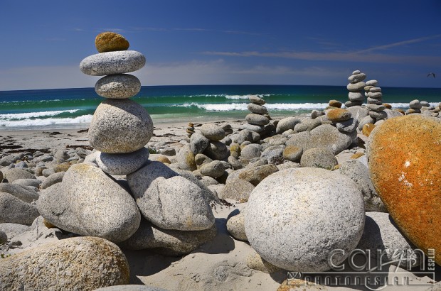 Stone cairn 2 - rock stack - Monterey, CA - 17-mile drive - Caryn Esplin