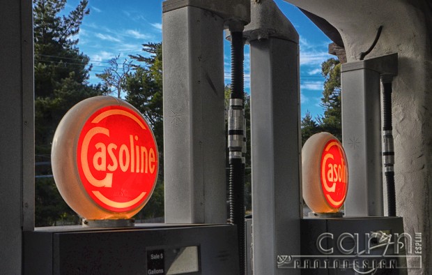 Antique Light-up Gas Pumps - Carmel Highlands General Store - Carmel, CA - Hwy 1 - Caryn Esplin