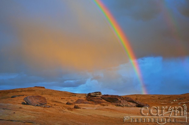 Lake Powell - Double Rainbow Glow - Circular Polarizer - Caryn Esplin