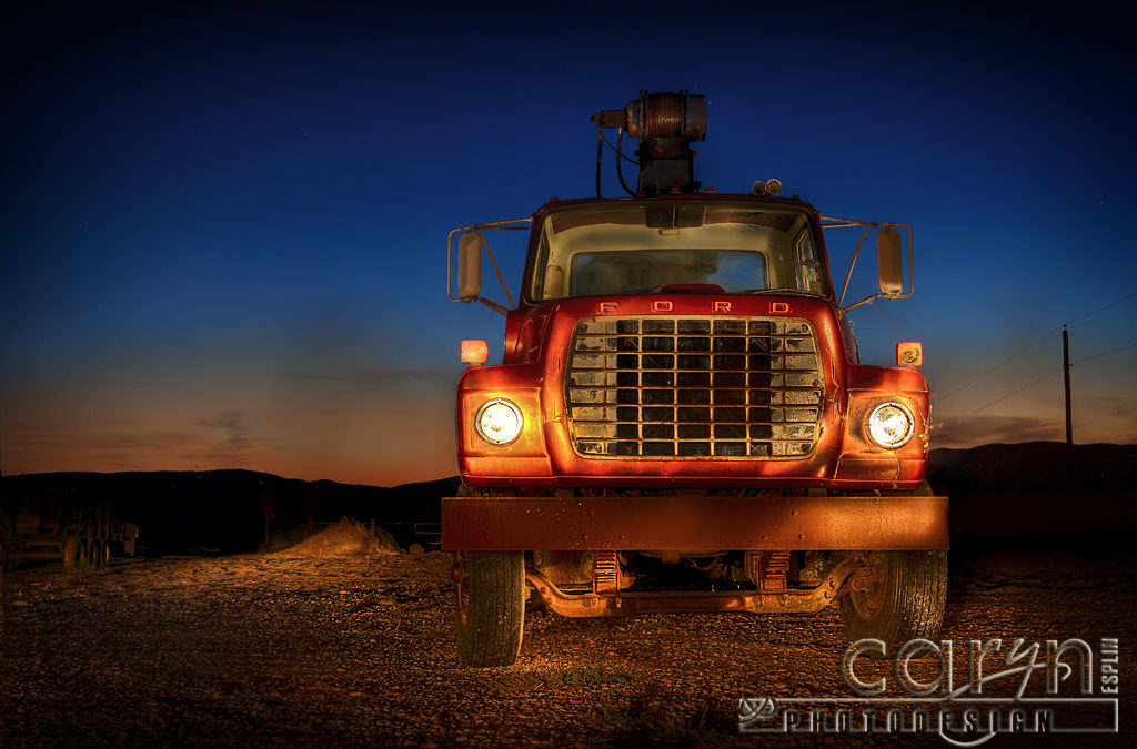 Light Painting in Nephi, Utah!