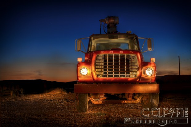 Light Painting - Old Ford Flatbed - Nephi Utah - Caryn Esplin