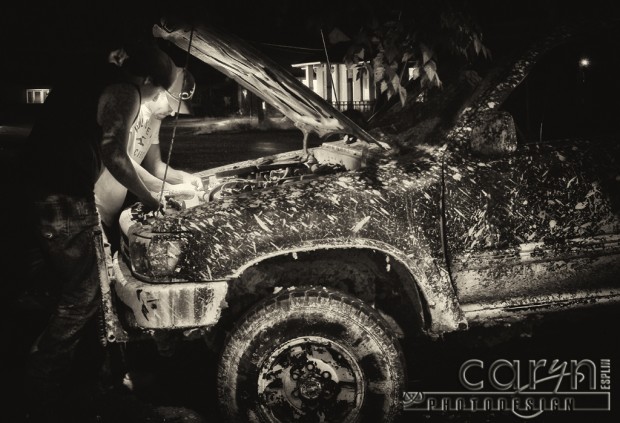 Light Painting - Mechanics B&W- Nephi Utah - Caryn Esplin