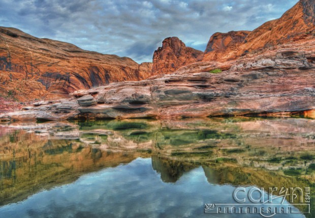 Lake Powell Canyon Mirror - HDR - Caryn Esplin