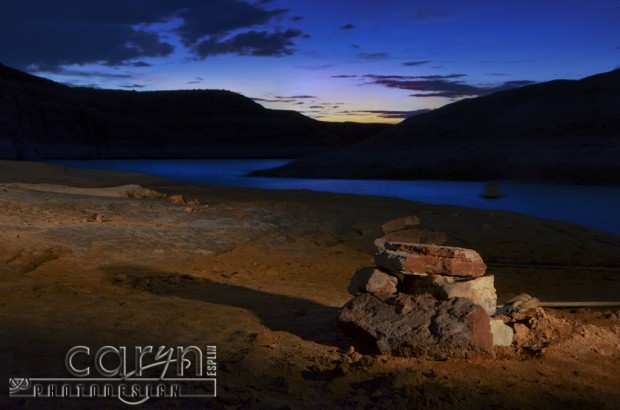 Caryn Esplin - Light Painting - Lake Powell - Dave Black style