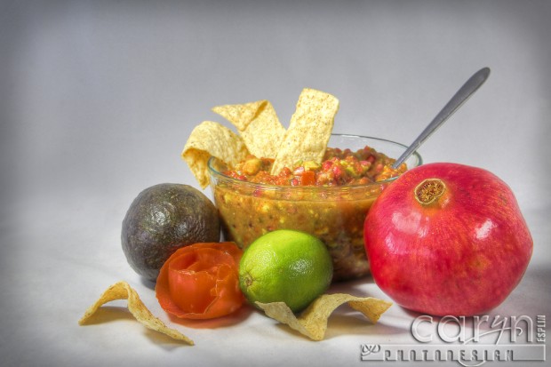 Pomegranate Salsa - Food Photography - Caryn Esplin