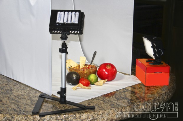 Food and Product lighting setup - Caryn Esplin