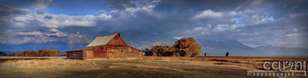 Mormon Row Barn - Jackson, WY - Caryn Esplin - Wider Composition Panoramic