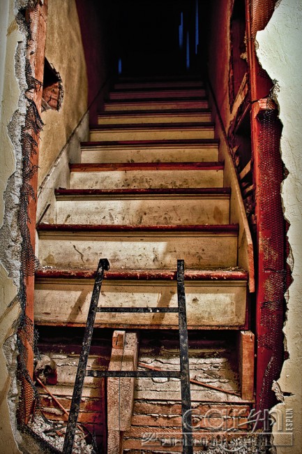 Caryn Esplin - Girls Reformatory - St. Anthony Idaho - Broken Stairs - Old Building