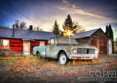 A Brisk November Morning in Parker Idaho