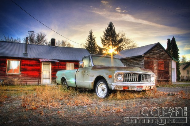 The Old Parker Store - Truck - Sunflare - Caryn Esplin - Parker Idaho