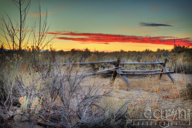 Egin Lakes - Fence - St. Anthony, Idaho Sand Dunes - Caryn Esplin