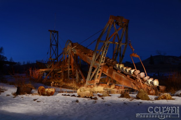 Virginia City, Montana - Gold Mining Dredge - Nevada City, Montana - Light Painting