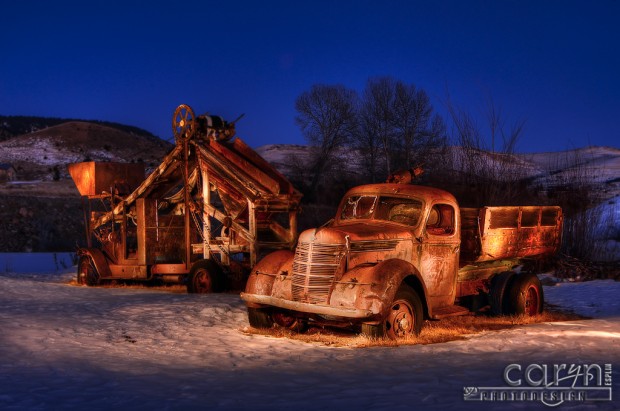 Virginia City, Montana - Gold Mining Old Truck - Nevada City, Montana - Light Painting