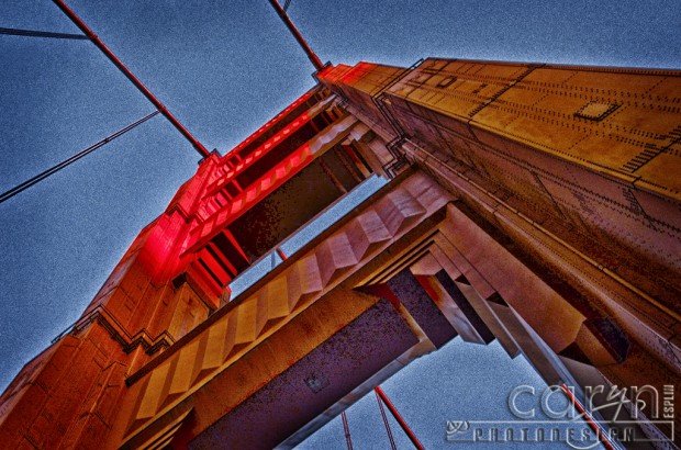 Caryn Esplin - Golden Gate Bridge - Grunge - San Francisco