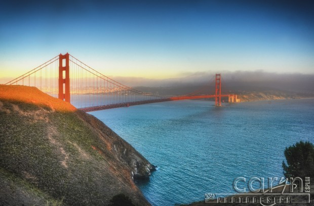 Caryn Esplin - Golden Gate Bridge - Sunset View - San Francisco